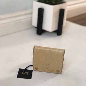 FRYE Campus Rivet Small Leather Snap Wallet